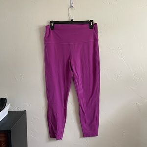 Full length Lululemon Magenta Leggings